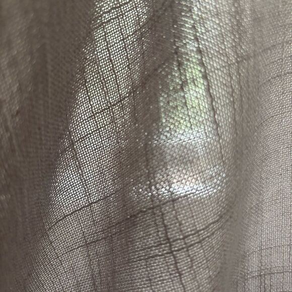 NEW Set of  2 Light Gray Silver Long 84” Curtain Panels Pair Semitransparent - Picture 8 of 8